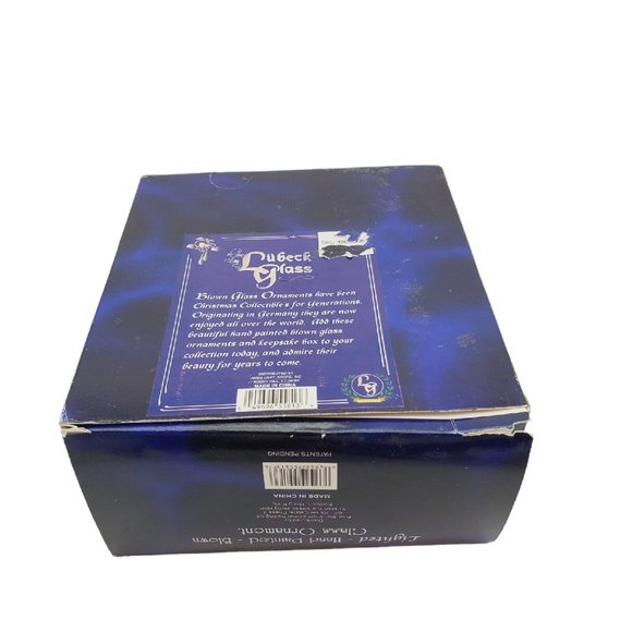 Lubeck Hand Painted Blown Glass  Ornament‎ Lights Up Christmas Holiday Caroler - Picture 3 of 7